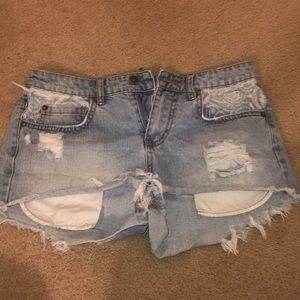 jean shorts